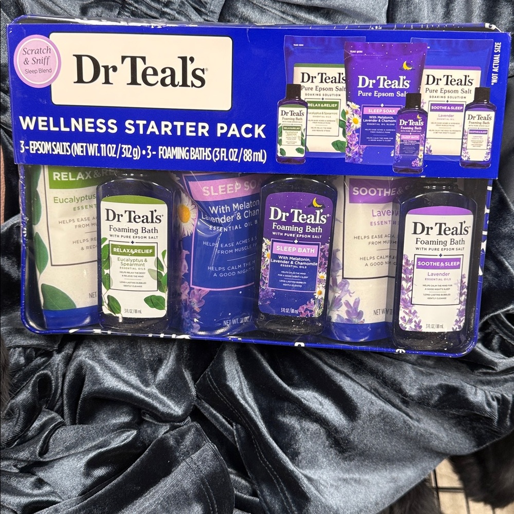 Brand new Dr. Teals Wellness starter pack.